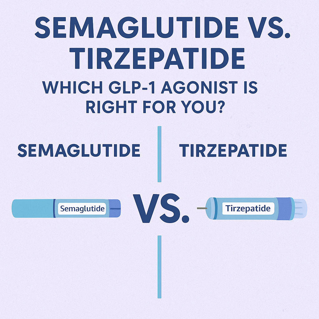 Semaglutide vs. Tirzepatide: Which GLP-1 Agonist Is Right for You?